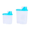 Transparent sealed kitchen storage plastic containers with LIDS, fresh-keeping boxes, sealed containers, grain containers, grain buckets, rice buckets Item Picture